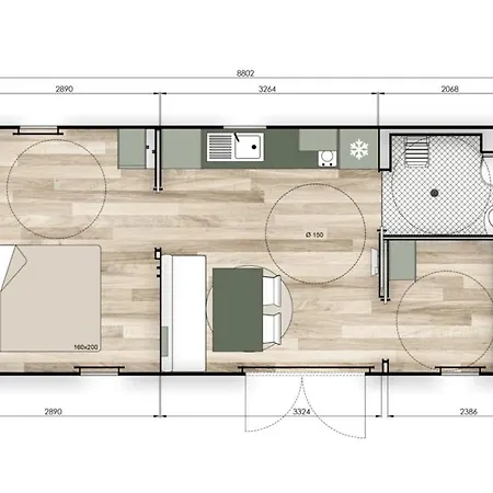 La Peiriere - & Mobile-home Kemping 2*