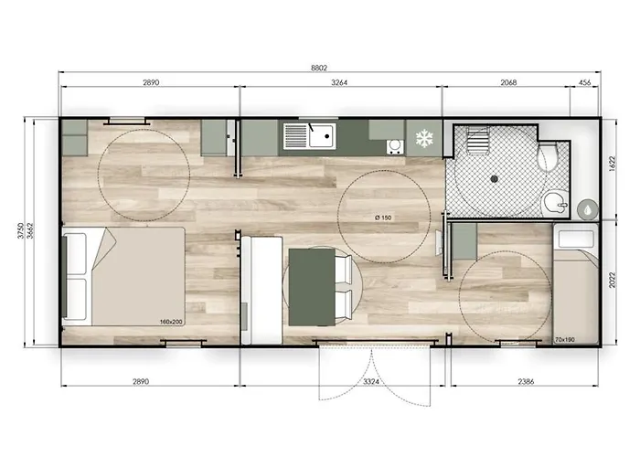 La Peiriere - & Mobile-home Kemping 2*